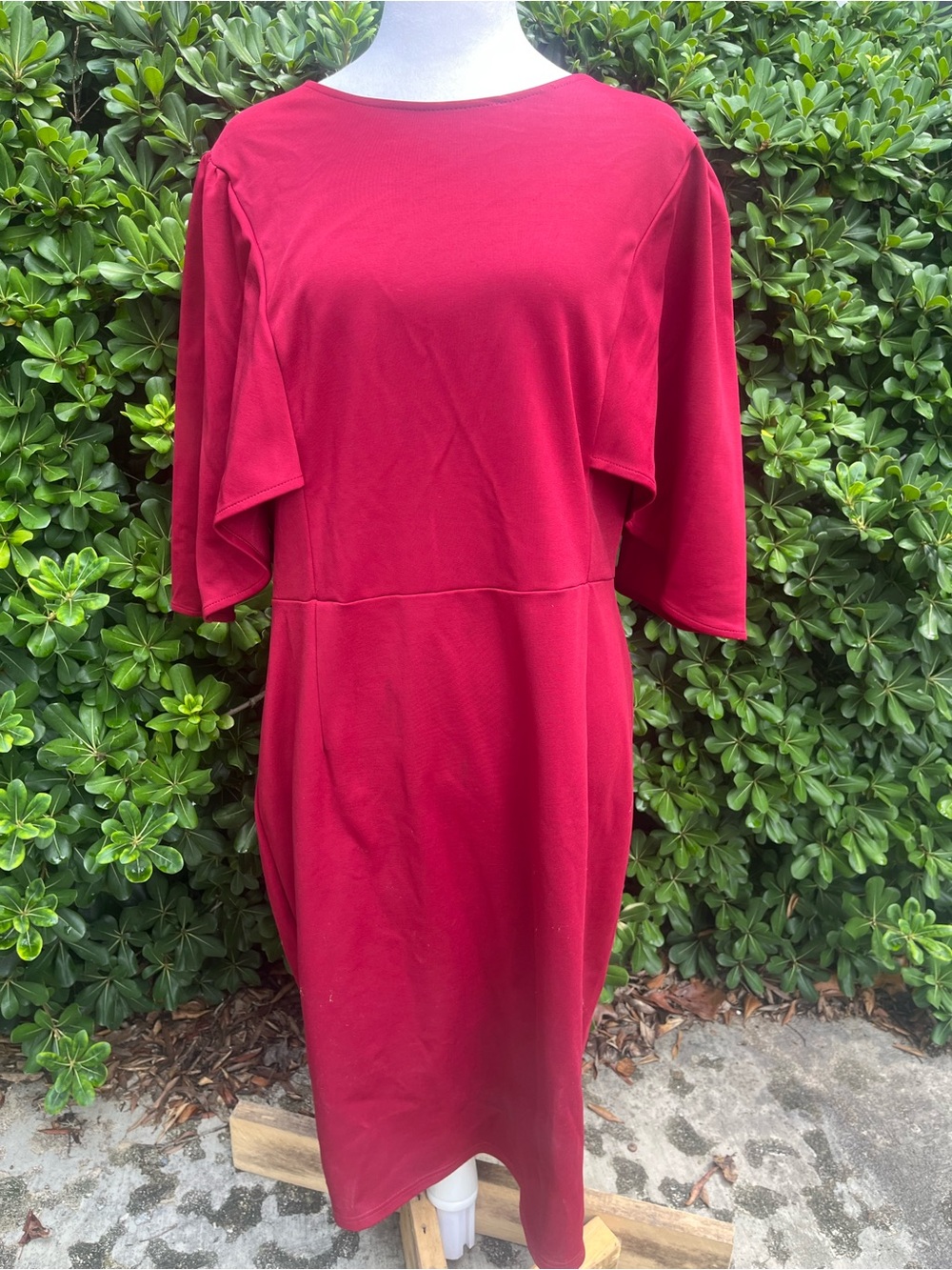Grace Karin Women’s 2XL Burgundy Dress